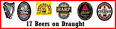 17 Beers on Draught
